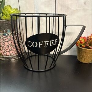 Black Wire Coffee KCup Organizer for Kitchen